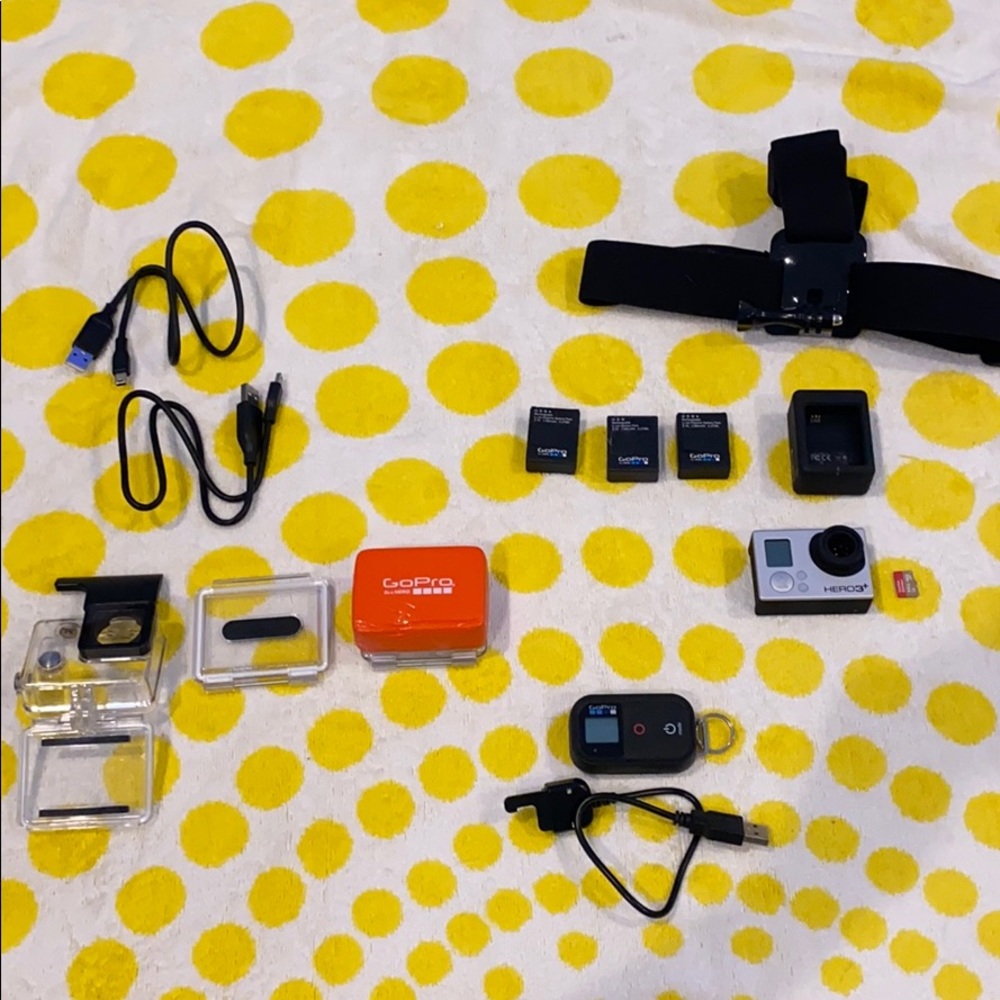 GoPro hero 3+ with accessories